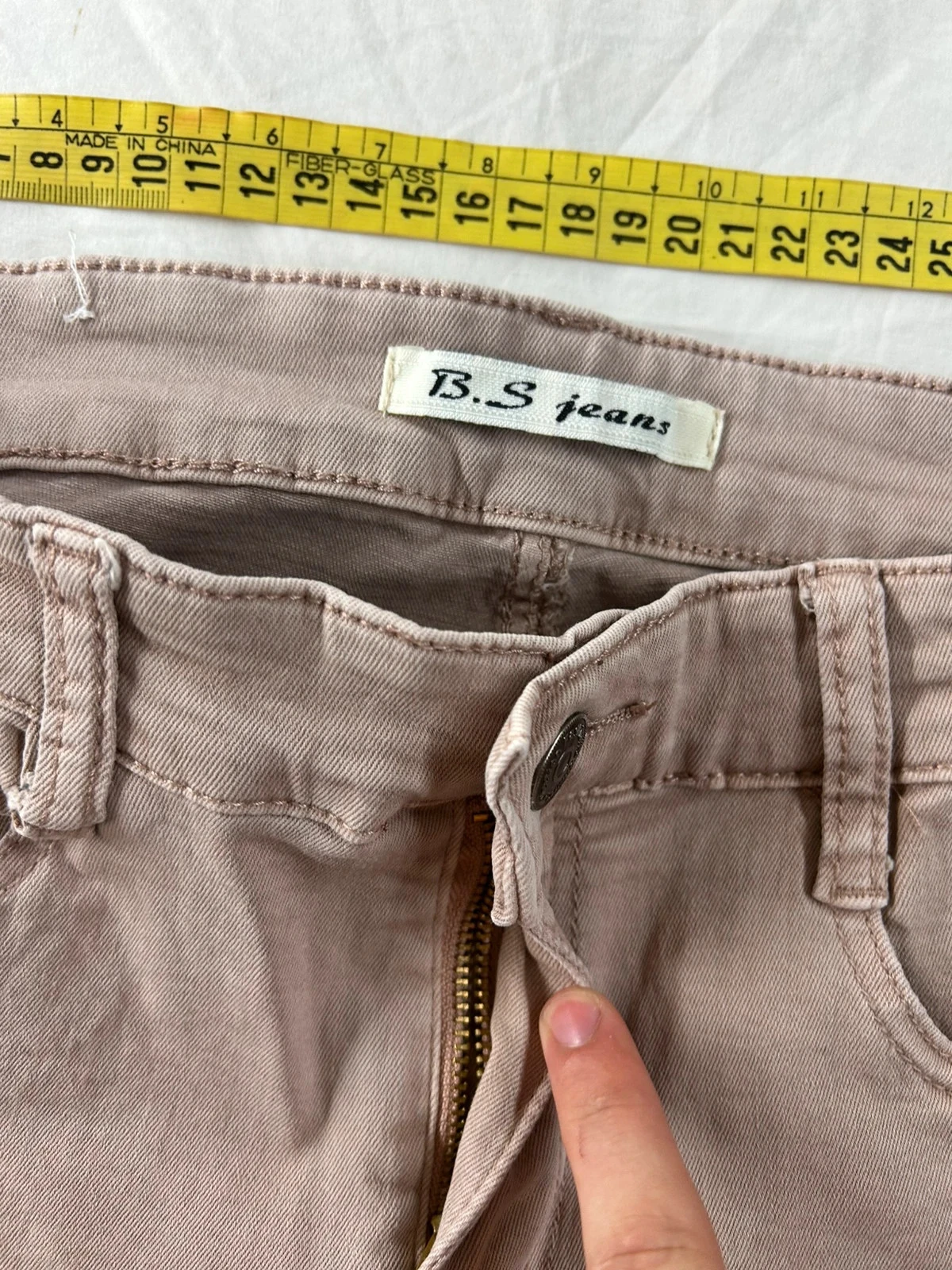 Rose beige jeans bs jeans size 36 – photo 8